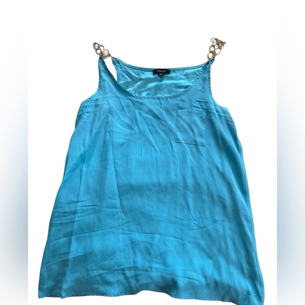 DREW. silk top